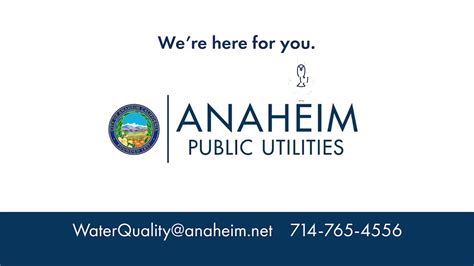 Public utilities anaheim - Anaheim Public Utilities 201 S. Anaheim Blvd. Anaheim, CA 92805 Phone: (714) 765-3300 Dial 311